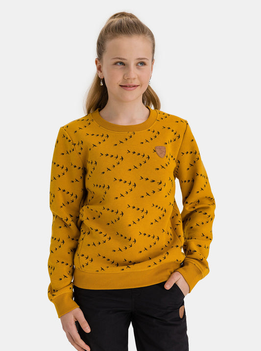 Emma Kids Sweatshirt, Yellow, Girls